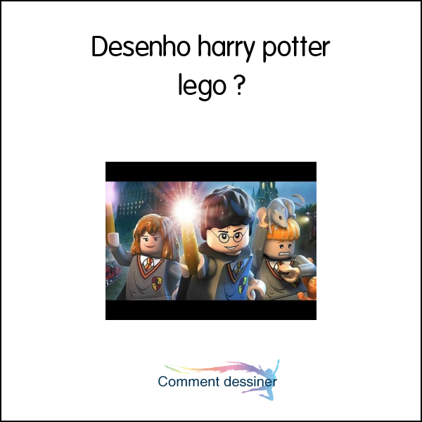 Desenho harry potter lego